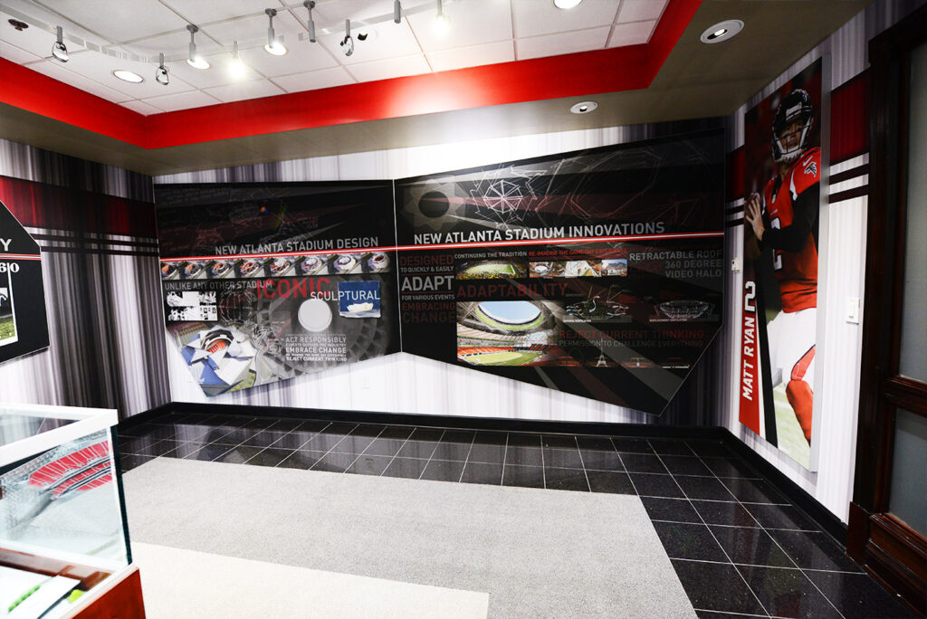 sports interior branding