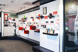 interior branding displays