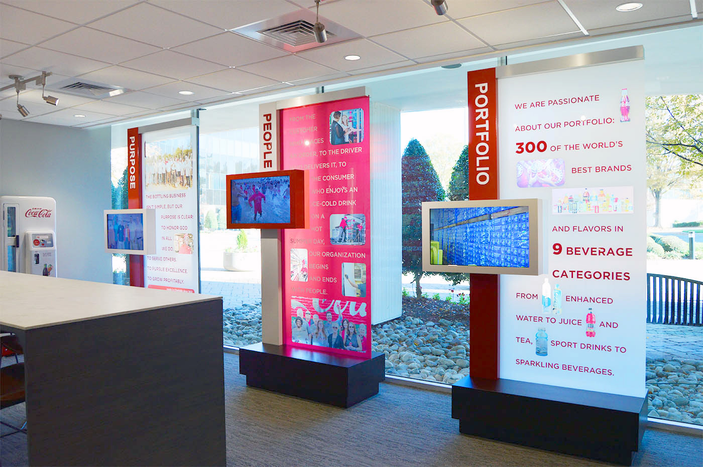 interior branding displays