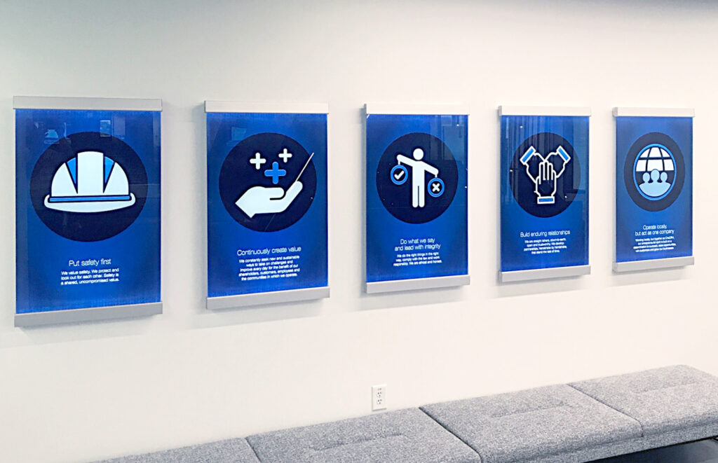 wayfinding signage displays